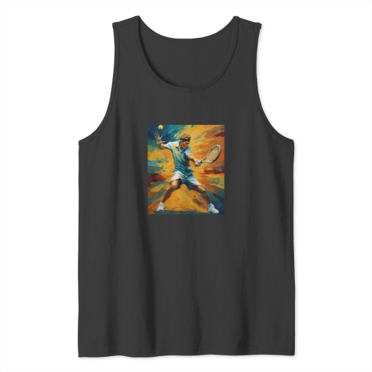 Discover Victorious Strike The Tennis Player'S Winning Shot Tank Tops