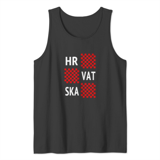 Discover Hrvatska Croatian Soccer Croatian Football Tank Tops