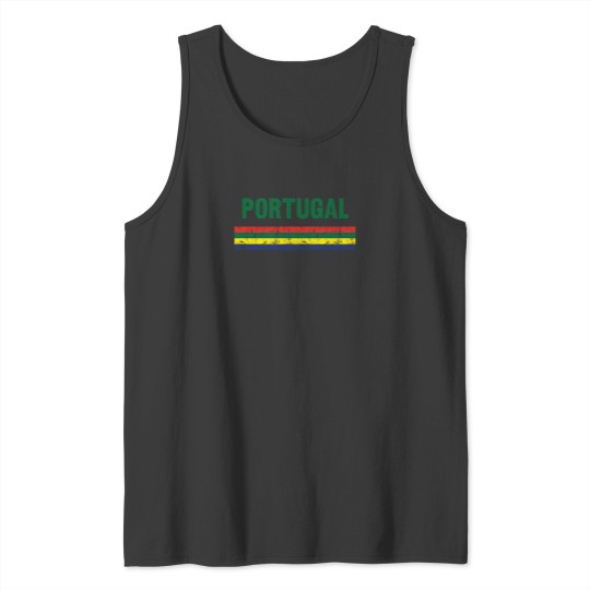 Discover Portugal National Flag Tank Tops