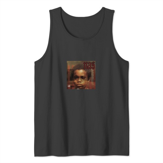 Discover Nas Illmatic Album Cover Art Gift For Fans For Men and Women Father Day Family Day Hallow Tank Tops