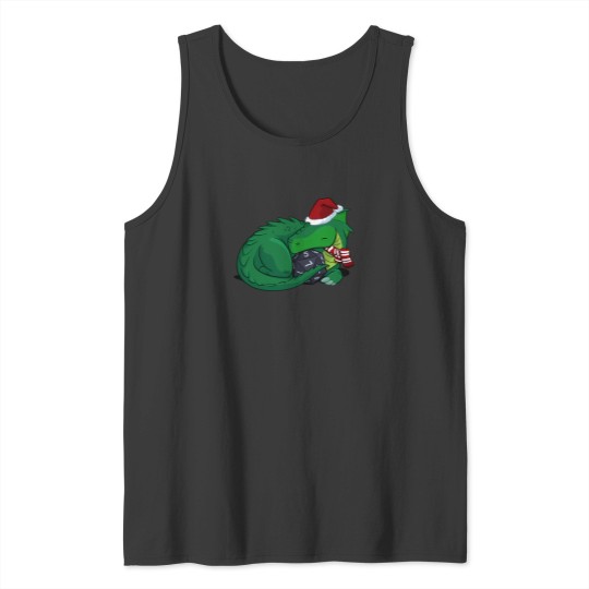 Discover D20 Green Dragon Holiday Edition Tank Tops