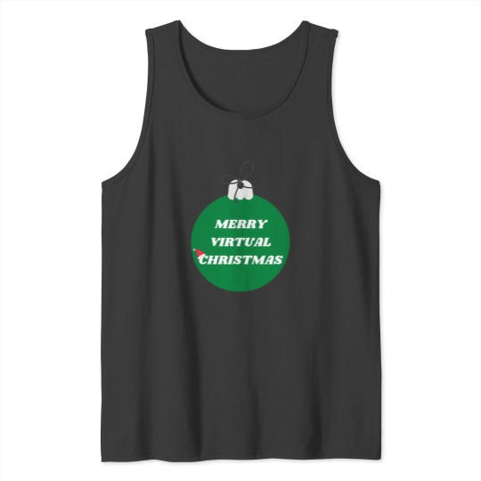 Discover Merry Virtual Christmas Bauble Tank Tops