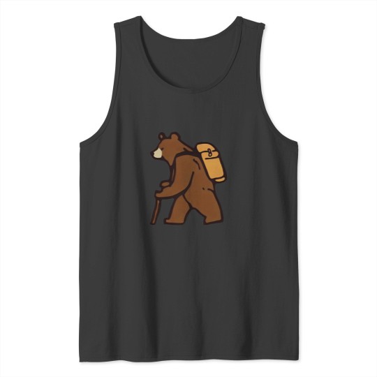 Discover Yosemite National Park Bear Hiker Tank Tops