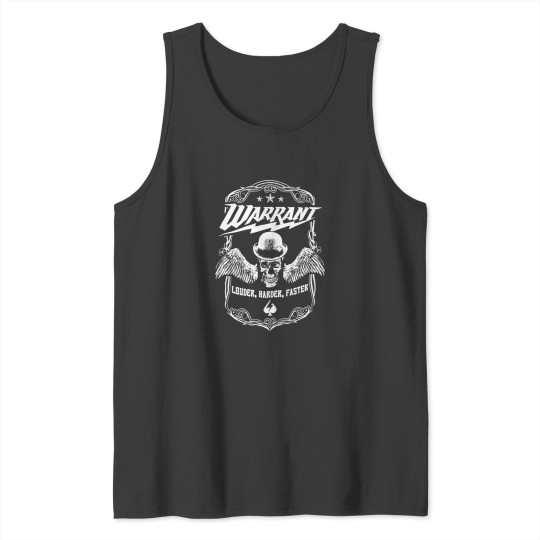 Discover WARRANT BAND Tank Tops