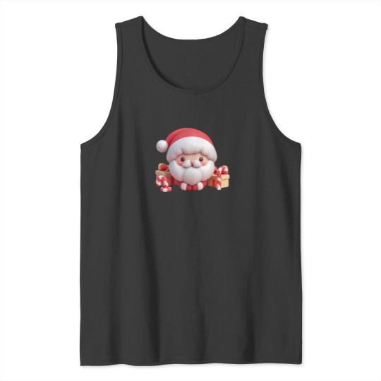 Discover Cute Santa Claus For Christmas Tank Tops