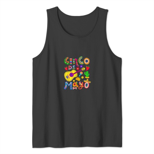 Discover Cinco De Mayo Mexican Fiesta 5 De Mayo Women Men Tank Tops