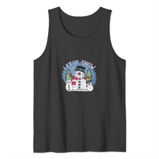 Discover Let it Snow - Christmas Snowmen Classic Tank Tops