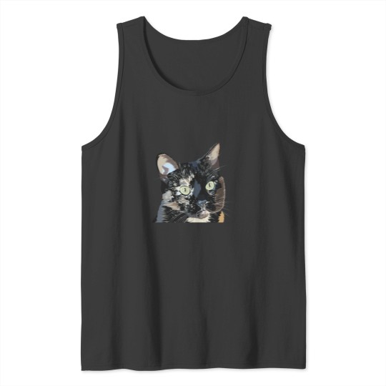 Discover Tortie CatTortie CatTortie Cat Tank Tops