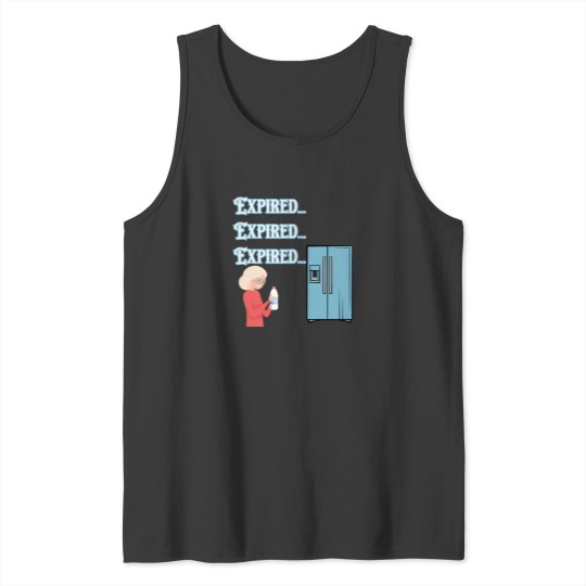 Discover Funny Expired Milk Humor Tank Top - Aunt Grimace