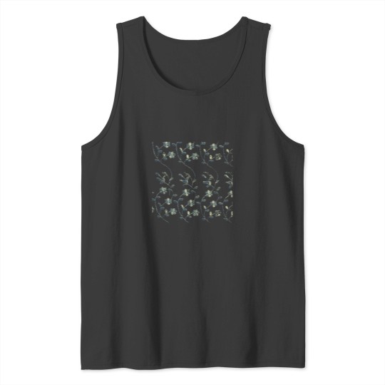 Discover A Roses Drawn inOlive Color Tank Tops