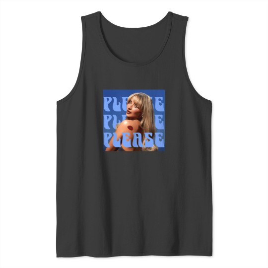 Discover Sabrina Carpenter Please Tank Tops