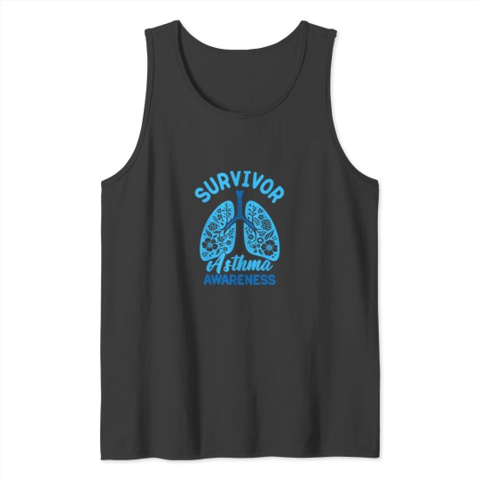 Discover Survivor Asthma Awareness Shirt World Asthma Day Tank Tops