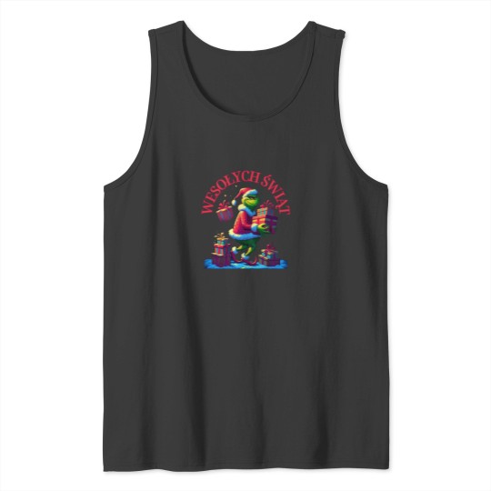 Discover Funny Christmas Character Schedule Tank Top