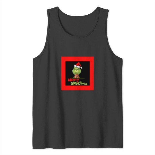 Discover MERRY Grin - funny character CHRISTMAS Tank Tops