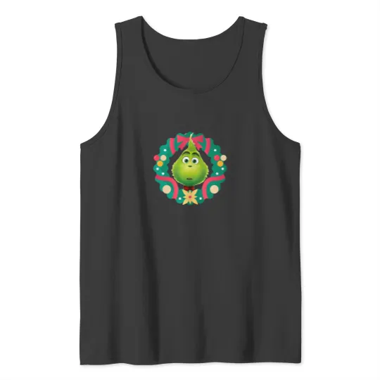 Discover funny character Baby Cute Christmas Wreath Tank Tops