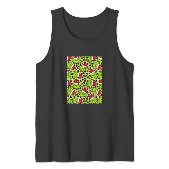 Discover The funny character Christmas Print Tank Tops