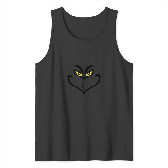 Discover The funny character Smiley Face Tank Tops