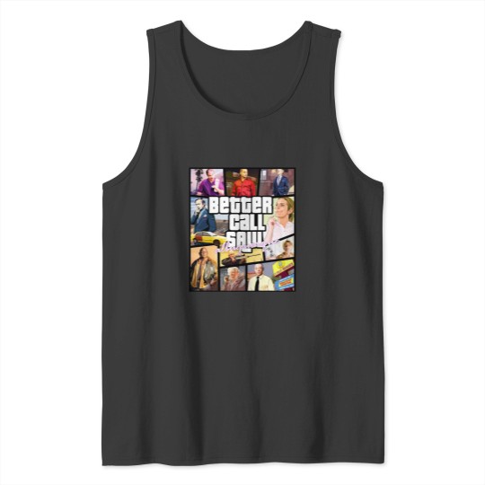 Discover Grand meilleur appel de vol Auto Saul classique Tank Tops