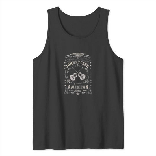 Discover Johnny Cash Genuine American Rebel Tank Tops