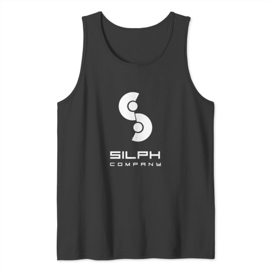 Discover Silph Co. Logo (in White) Tank Tops