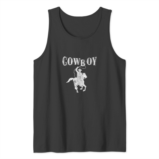 Discover Cowboy Rodeo Horse Rider Cool Western Lasso Cowboy Horseback Rider Cool Western Lasso Roping Co Tank Tops