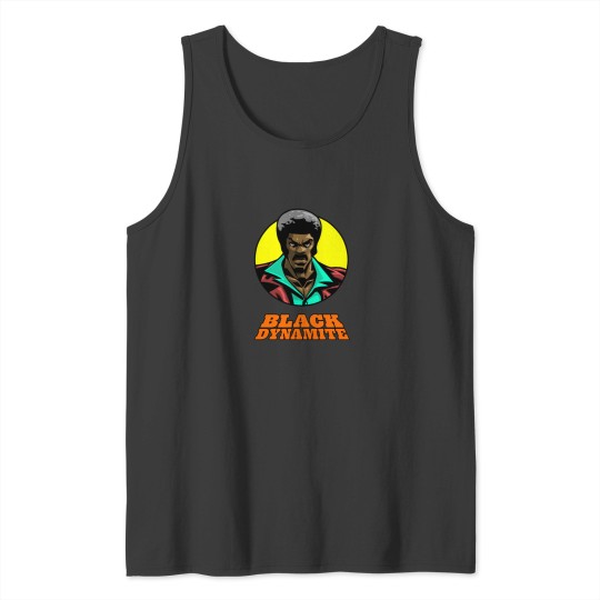 Discover Black Dynamite Smiling Tank Tops