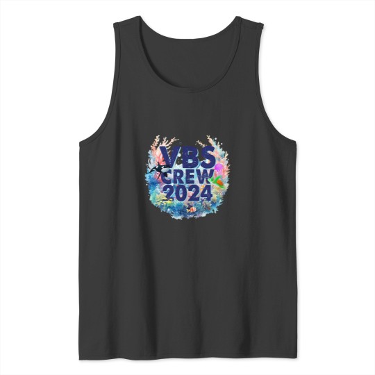 Discover VBS Crew 2024 SCUBAss Divingss Underwater Vacation Bible School Tank Tops