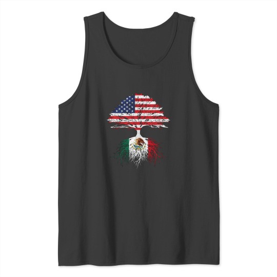 Discover Mexican Roots Mexican American Mexico Tank Tops