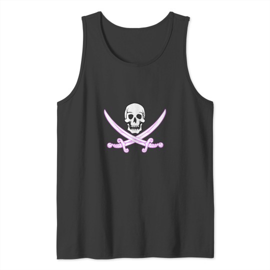Discover Black Skeleton Tank Tops