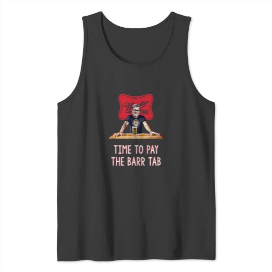 Discover Time To Pay The Barr Tab Tank Tops