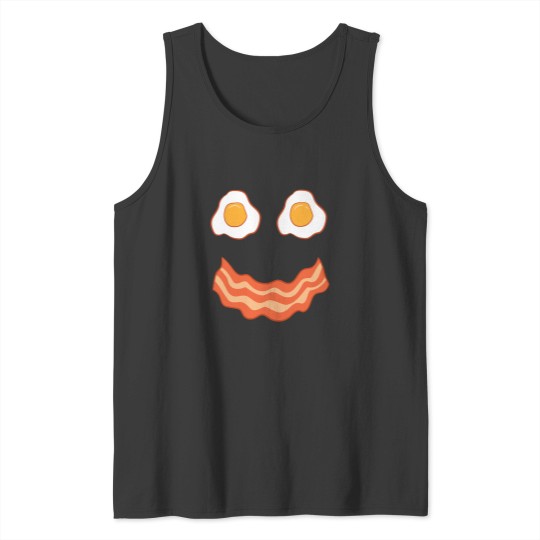 Discover Egg And Bacon Egg And Bacon Face Brunch Breakfast Tank Tops