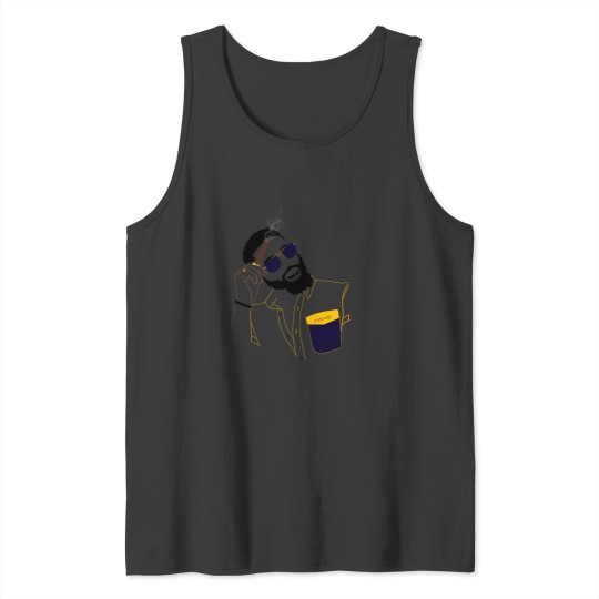 Discover Man With Beard And Cigar Tank Tops