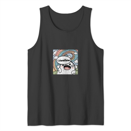Discover Cute i swallow Tank Tops