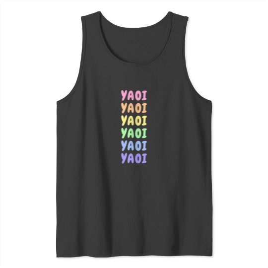 Discover RAINBOW PASTEL YAOI Tank Tops