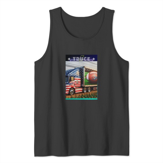 Discover Truck World Tank Tops