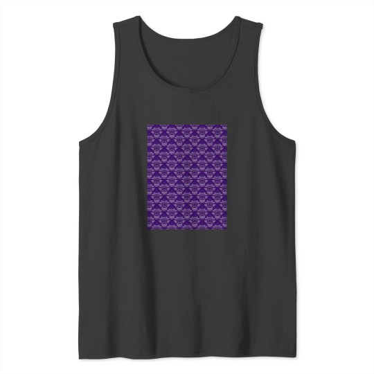 Discover Victorian Dark Violet Graphic Tank Tops
