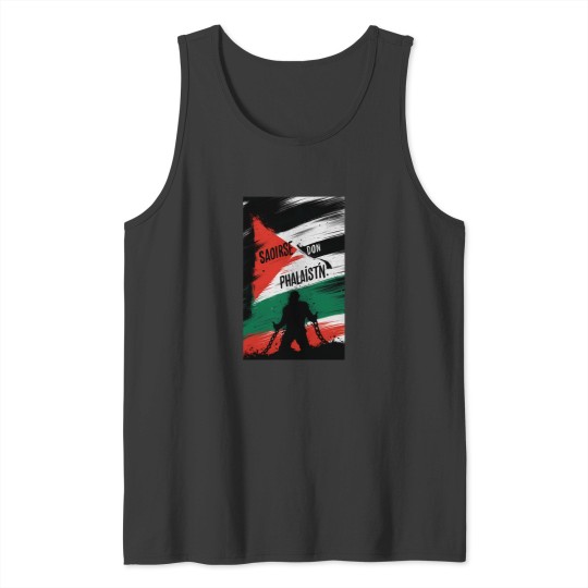 Discover Saoirse Don Phalaistn - United Irish-Palestinian Struggle Tank Tops