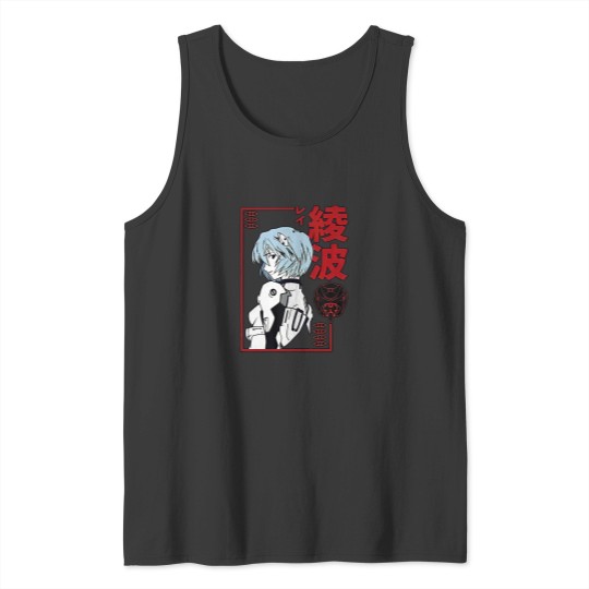 Discover Rei Ayanami Red Style Japanese Essential Tank Tops