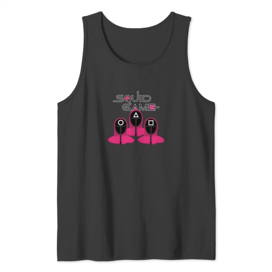 Discover Squid Cosplay Soldiers Fan Art Characters   Netflix Series Tank Tops