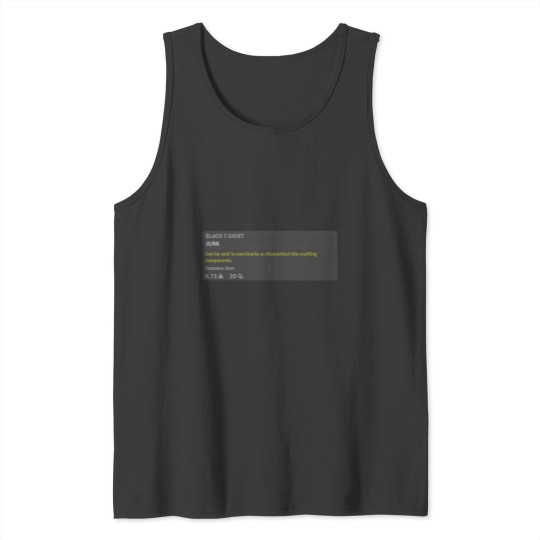 Discover Black Witcher 3 Item Tank Tops