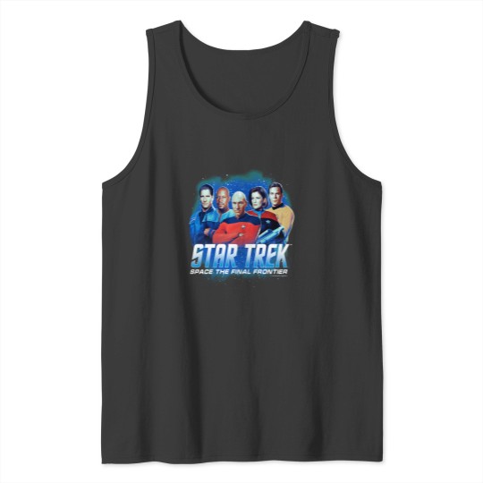 Discover Star Trekss The Captains Of Past Ships Tank Tops