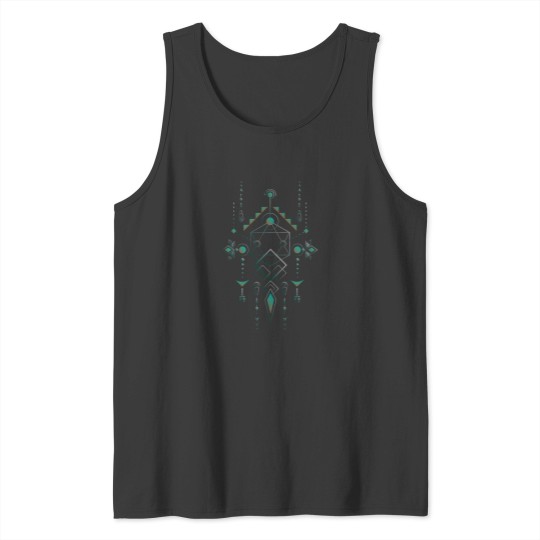 Discover Mystical Totem   Sacred Geometry Tank Tops