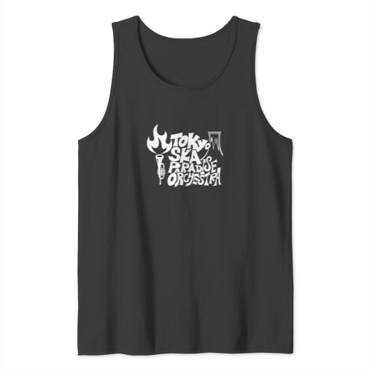 Discover Tokyo Ska Paradise Orchestra White Logo Tank Tops