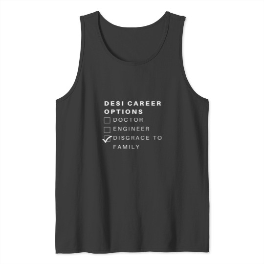 Discover Desi career options Tank Tops
