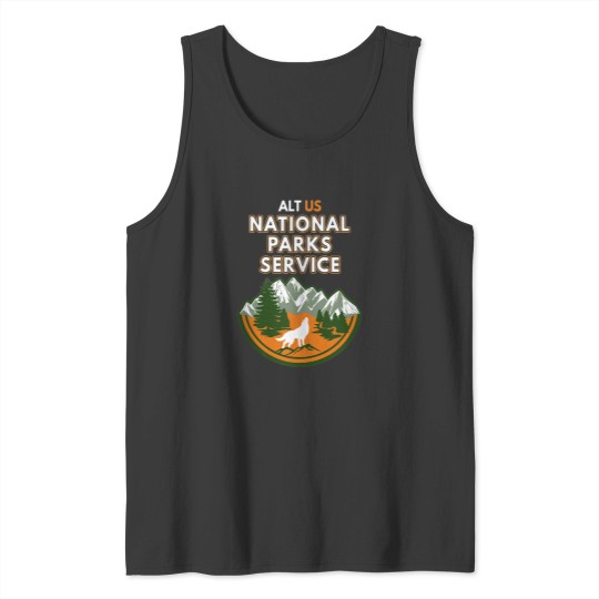 Discover Resist - Alt US National Parks Service Tank Tank Tops