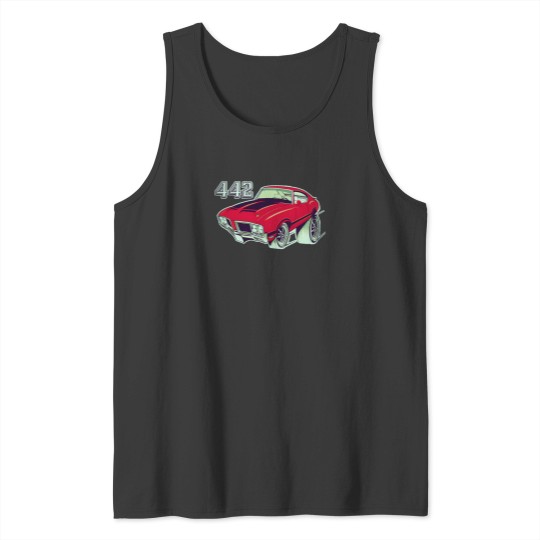 Discover 1970 1971 1972 Olds 442 Cutlass Hardtop Hot Rod Tank Tops