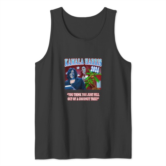 Discover Kamala Harrisss Coconut Tree Tank Tops