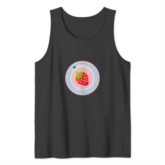 Discover Sweet Summer Lovin_ Strawberry Edition Tank Tops
