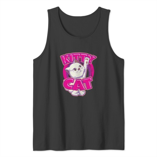 Discover Kitty Cat Little Kitten Paw ABDL Essential Tank Tops