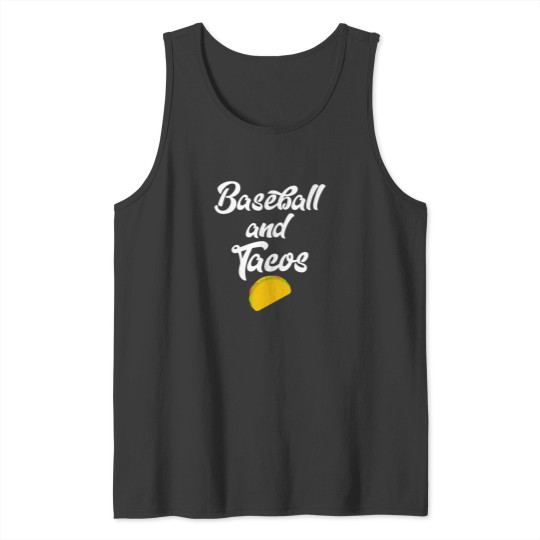 Discover Cute Baseball And Tacos Base Ball Players Tank Tops